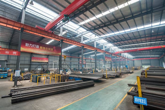 红河网架加工车间
